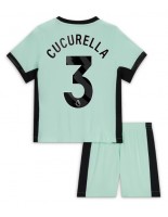 Chelsea Marc Cucurella #3 Alternativní dres pro děti 2023-24 Krátký Rukáv (+ trenýrky)